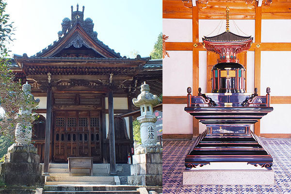 美濃市観光情報 長蔵寺舎利塔、須弥壇